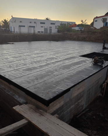 Travaux d’étanchéité d’un réservoir de l’ONEE à Aïn Dalia, Tanger