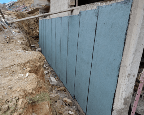 Étanchéité des murs enterrés - Solution avec enduit et trame d'armature Plaster Mesh